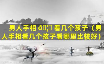 男人手相 🦊 看几个孩子（男人手相看几个孩子看哪里比较好）